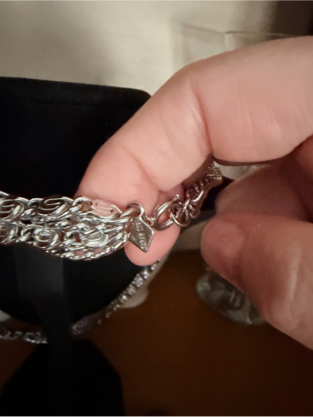Vintage Sarah Coventry Silver Multi-Strand Necklace - Picture 3 of 3